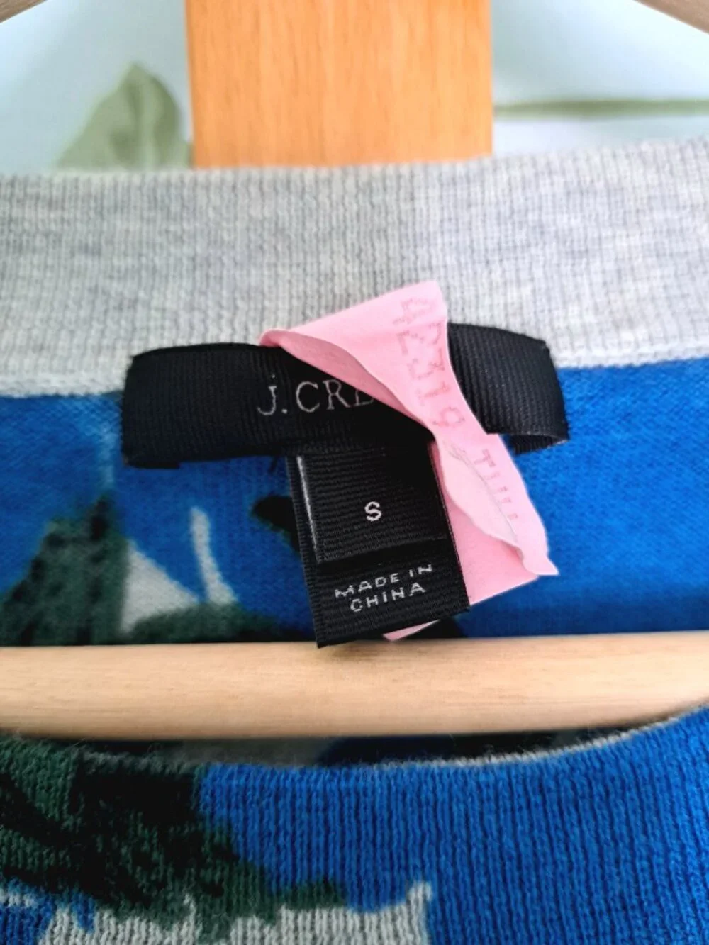 J. Crew Floral Sequinned Sweater